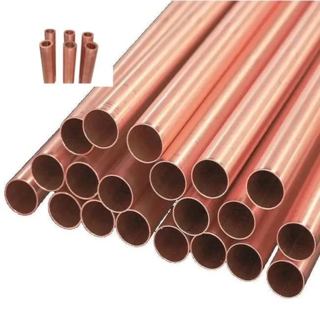 C10100 Grade Copper Round Pipe 1inch